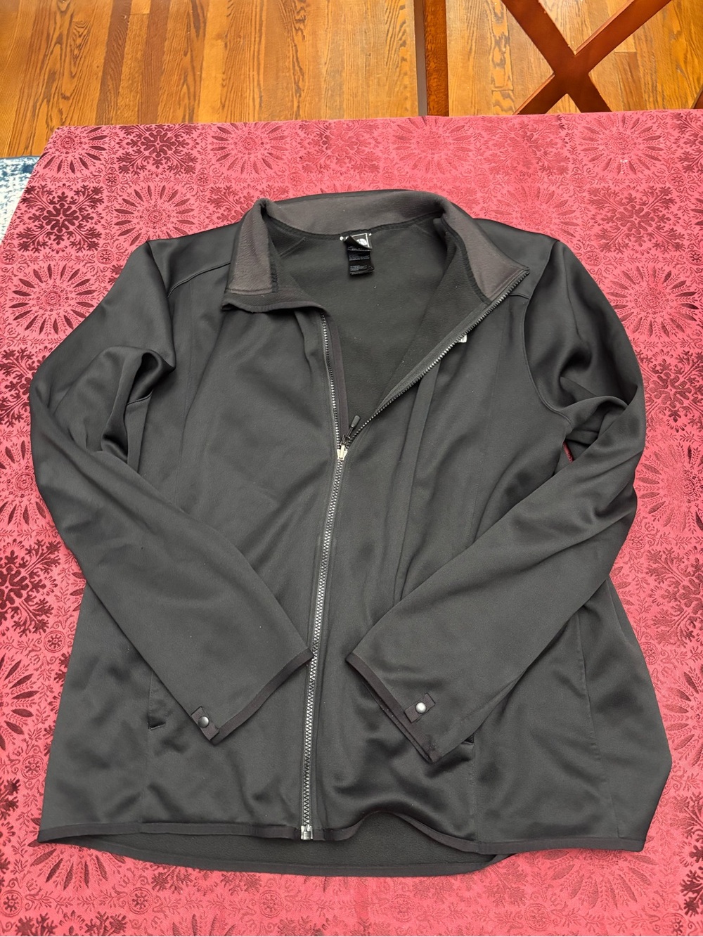 The North Face Men’s Black Zip-Front Jacket